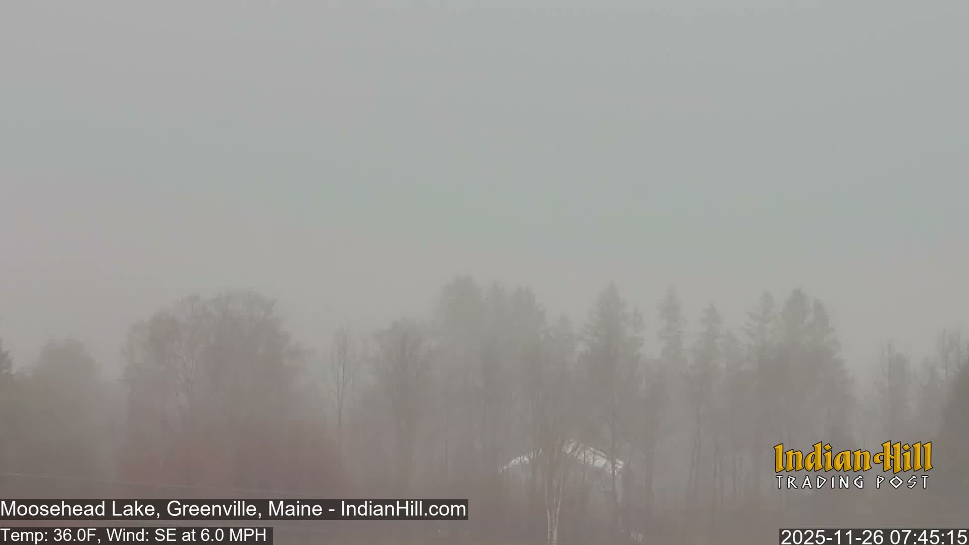 Moosehead Lake Skyline Live Cam - Maine, USA