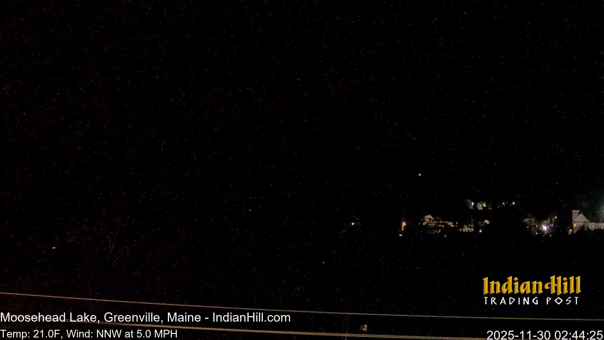 Moosehead Lake Skyline Live Cam - Maine, USA