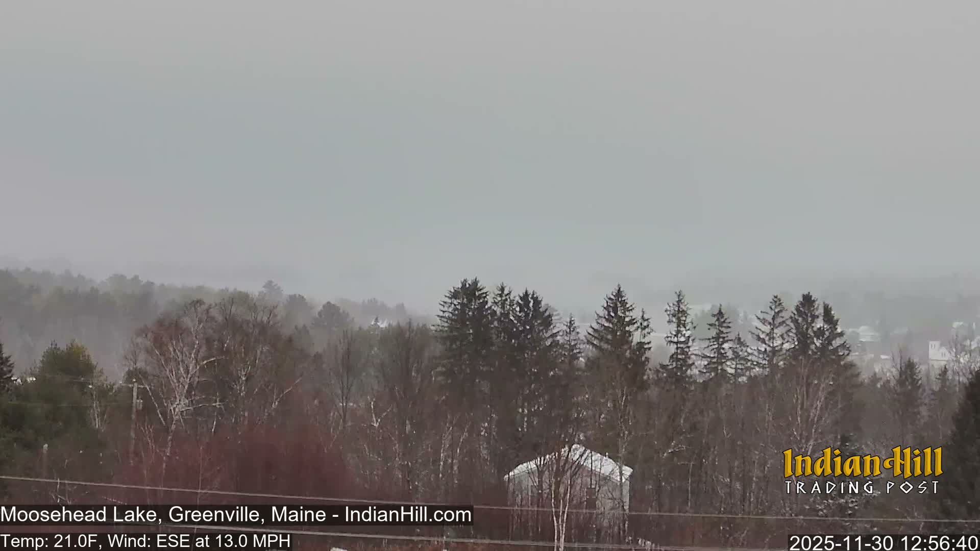 Moosehead Lake Skyline Live Cam - Maine, USA