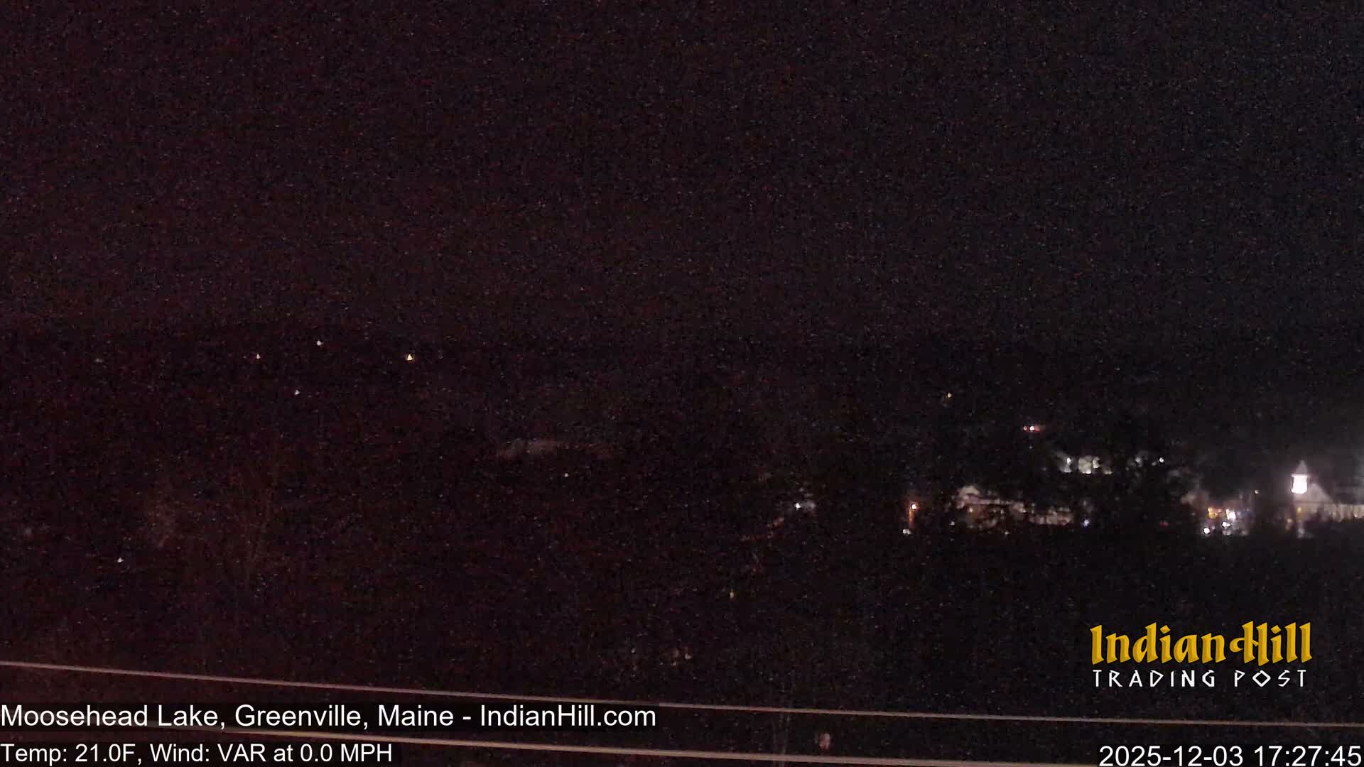 Moosehead Lake Skyline Live Cam - Maine, USA