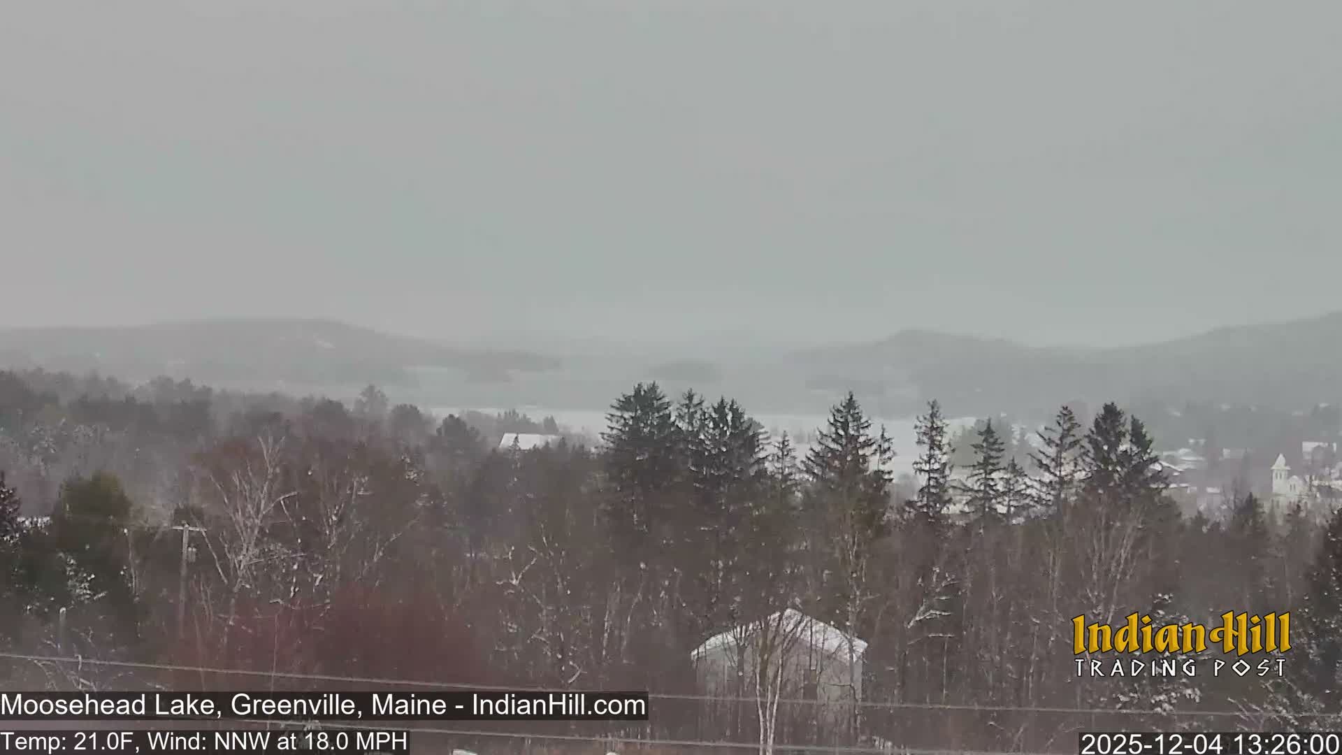 Moosehead Lake Skyline Live Cam - Maine, USA
