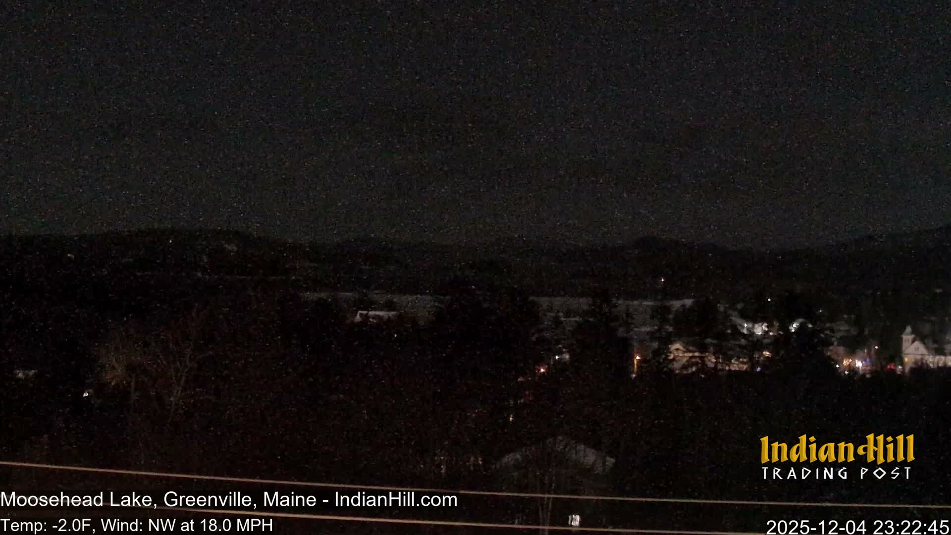 Moosehead Lake Skyline Live Cam - Maine, USA