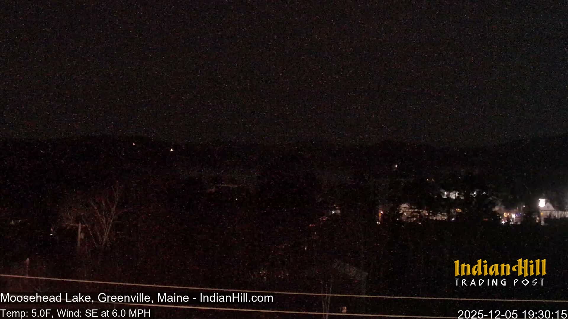 Moosehead Lake Skyline Live Cam - Maine, USA