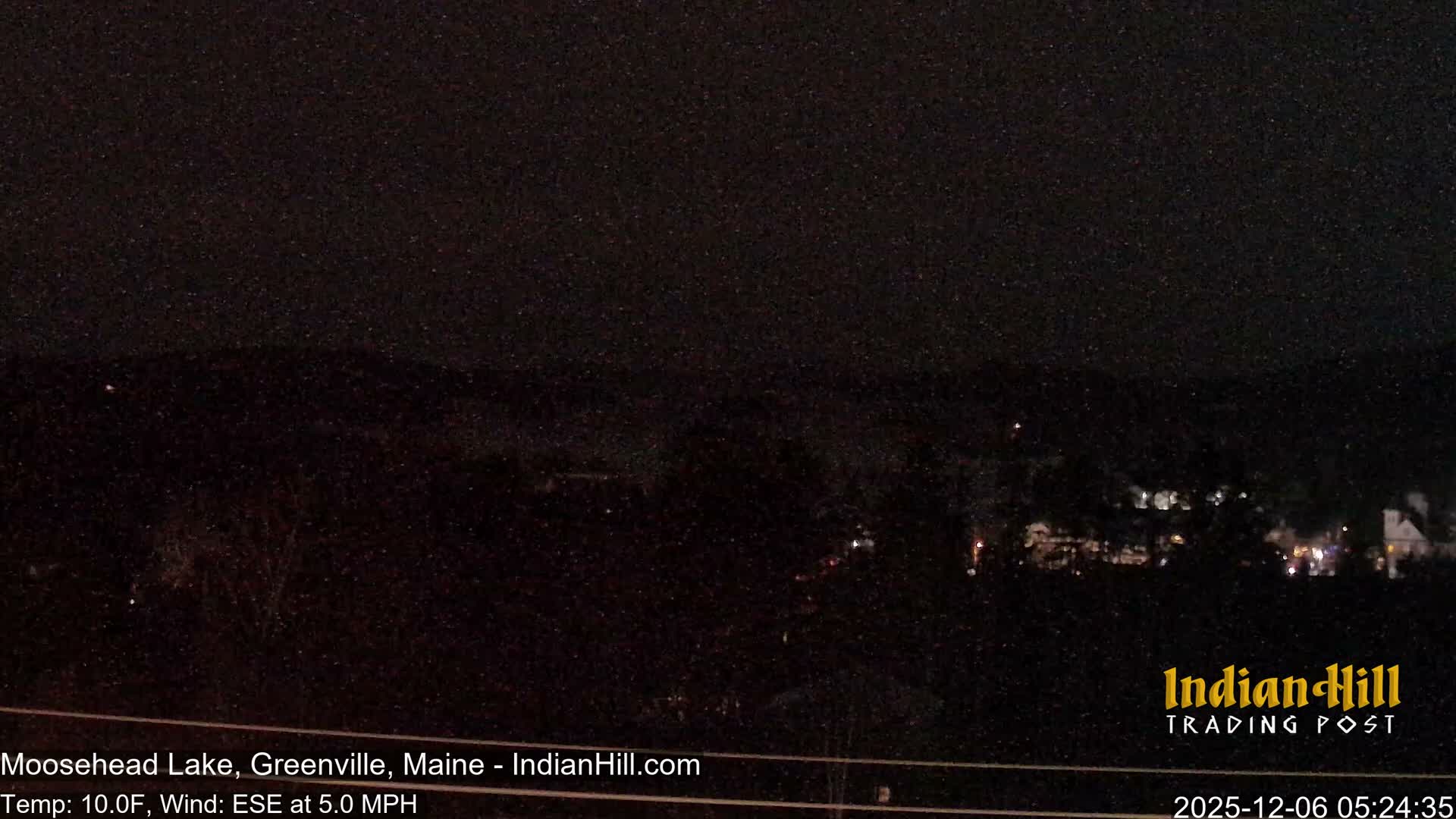 Moosehead Lake Skyline Live Cam - Maine, USA