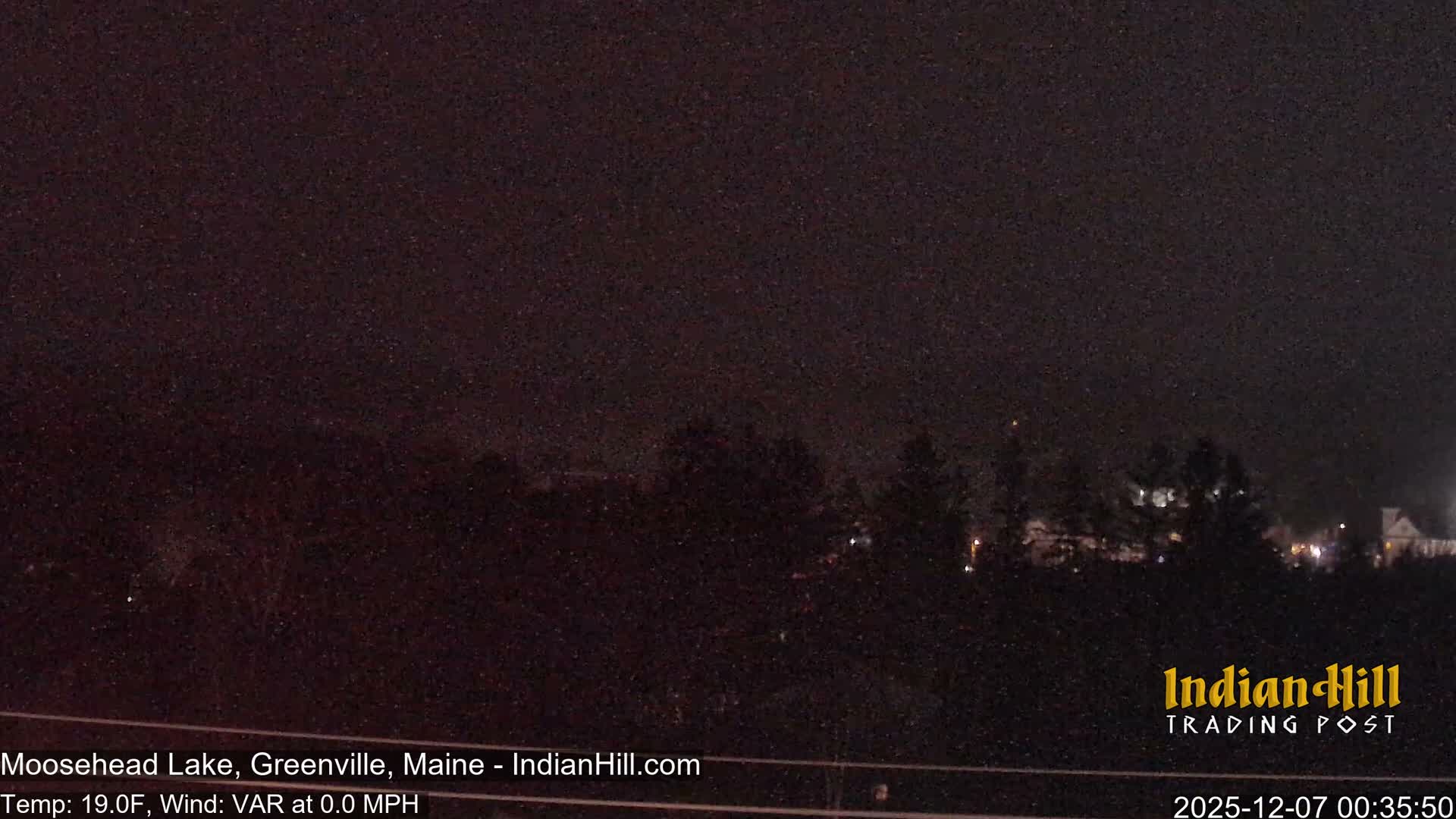 Moosehead Lake Skyline Live Cam - Maine, USA