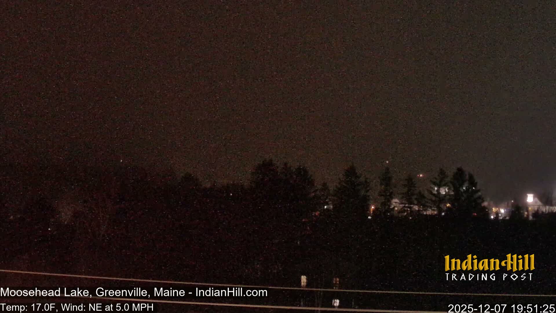 Moosehead Lake Skyline Live Cam - Maine, USA