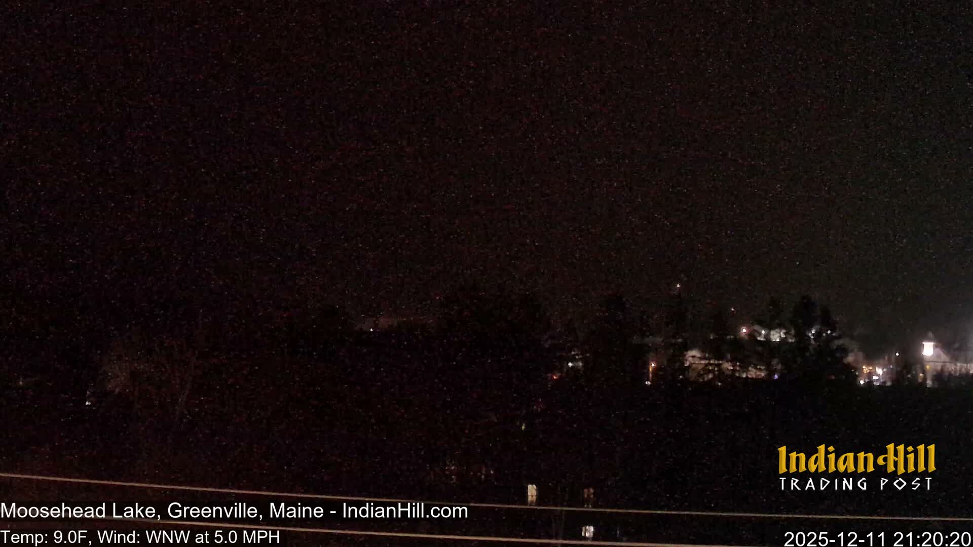 Moosehead Lake Skyline Live Cam - Maine, USA