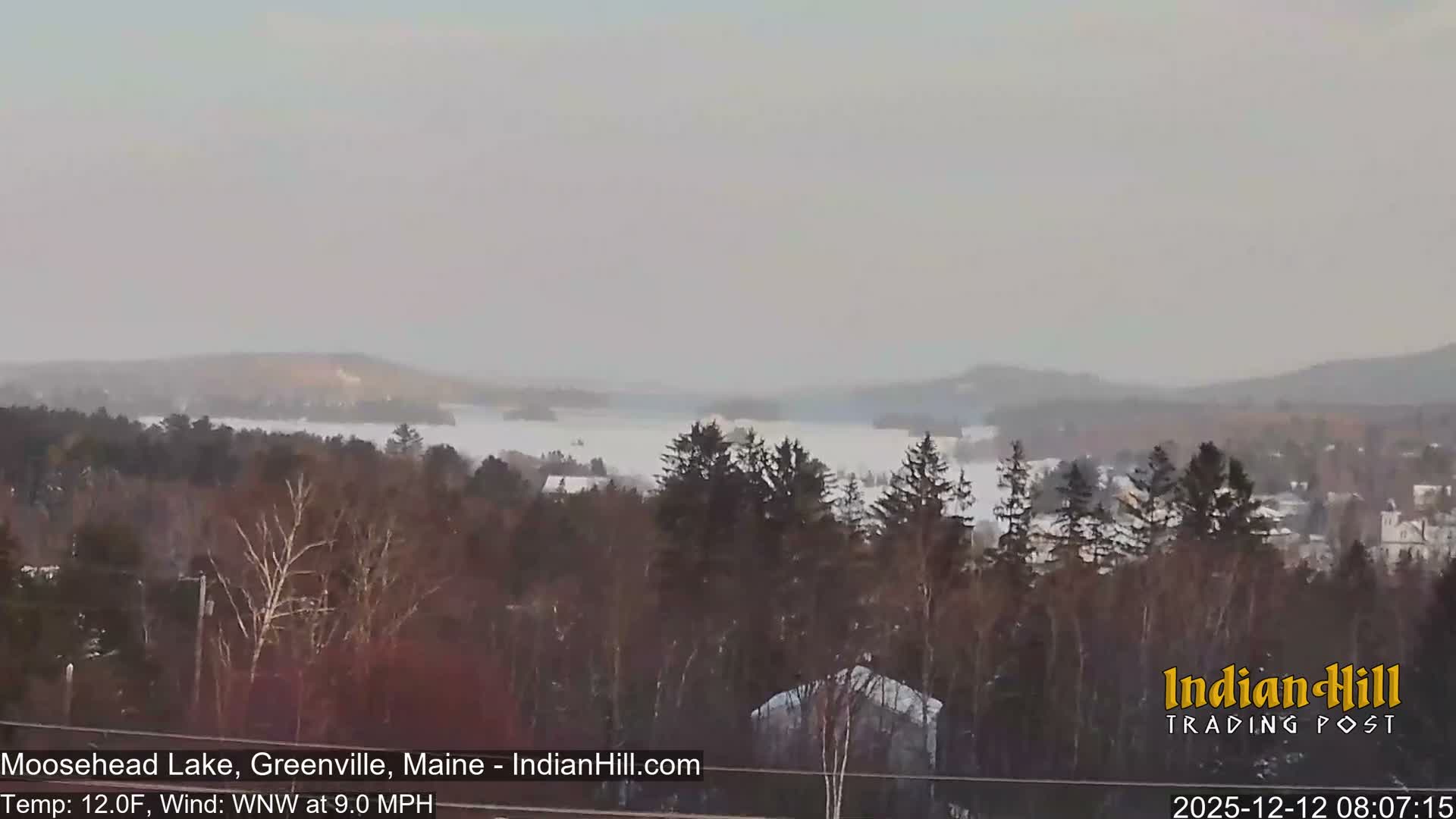 Moosehead Lake Skyline Live Cam - Maine, USA