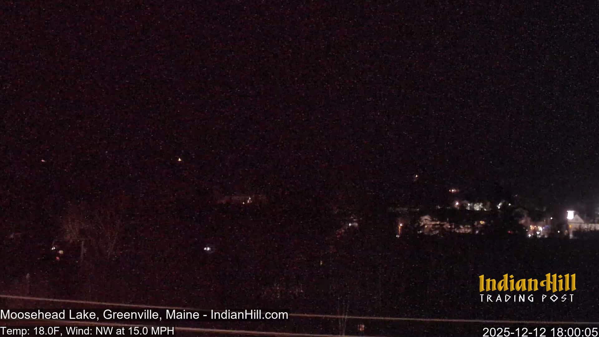 Moosehead Lake Skyline Live Cam - Maine, USA
