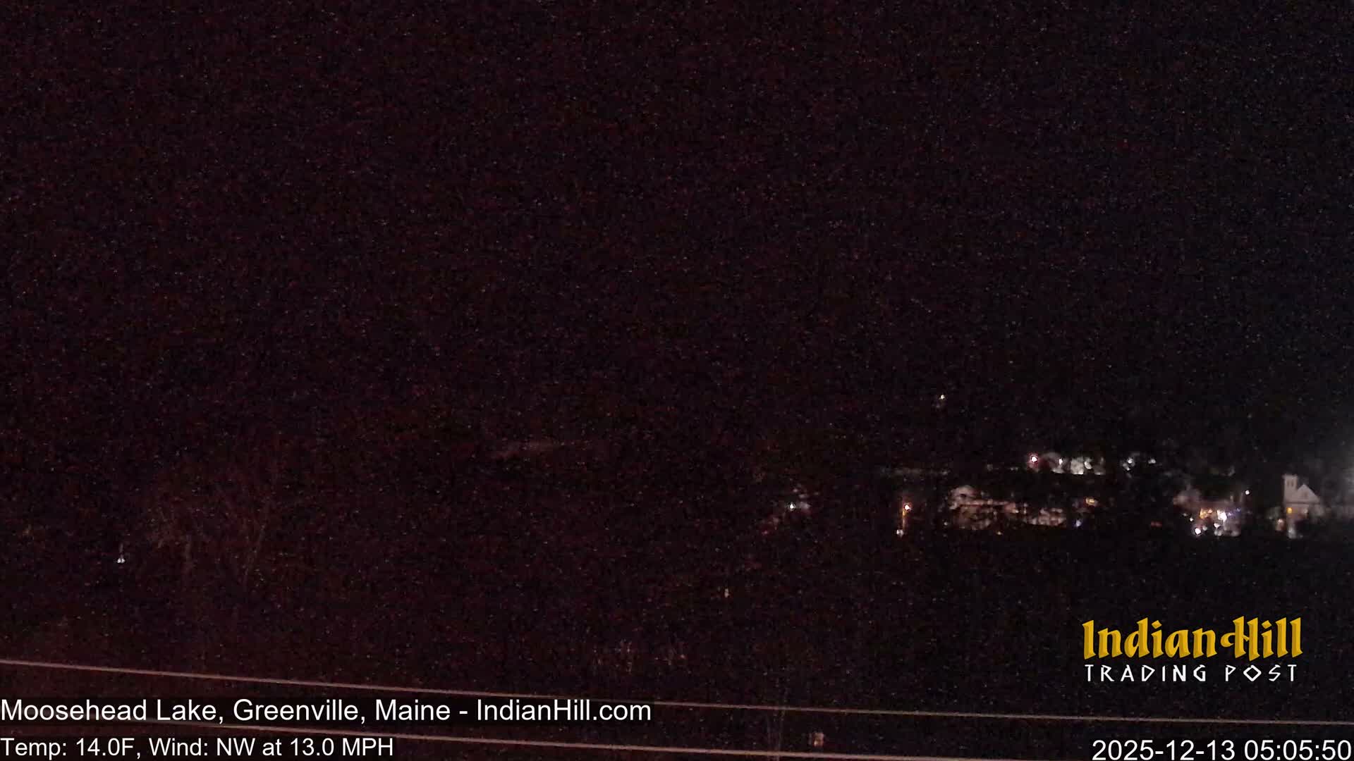 Moosehead Lake Skyline Live Cam - Maine, USA
