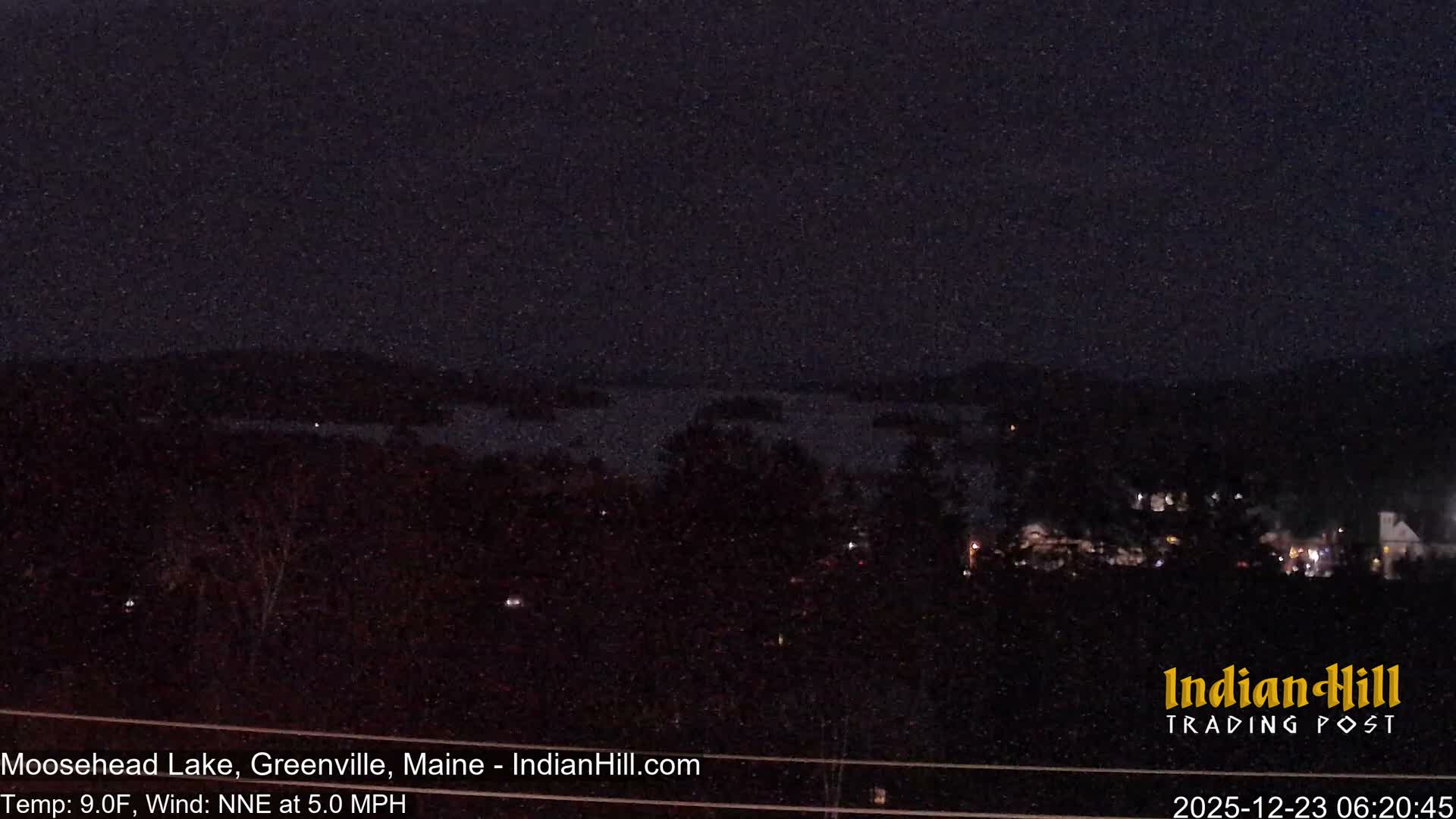 Moosehead Lake Skyline Live Cam - Maine, USA