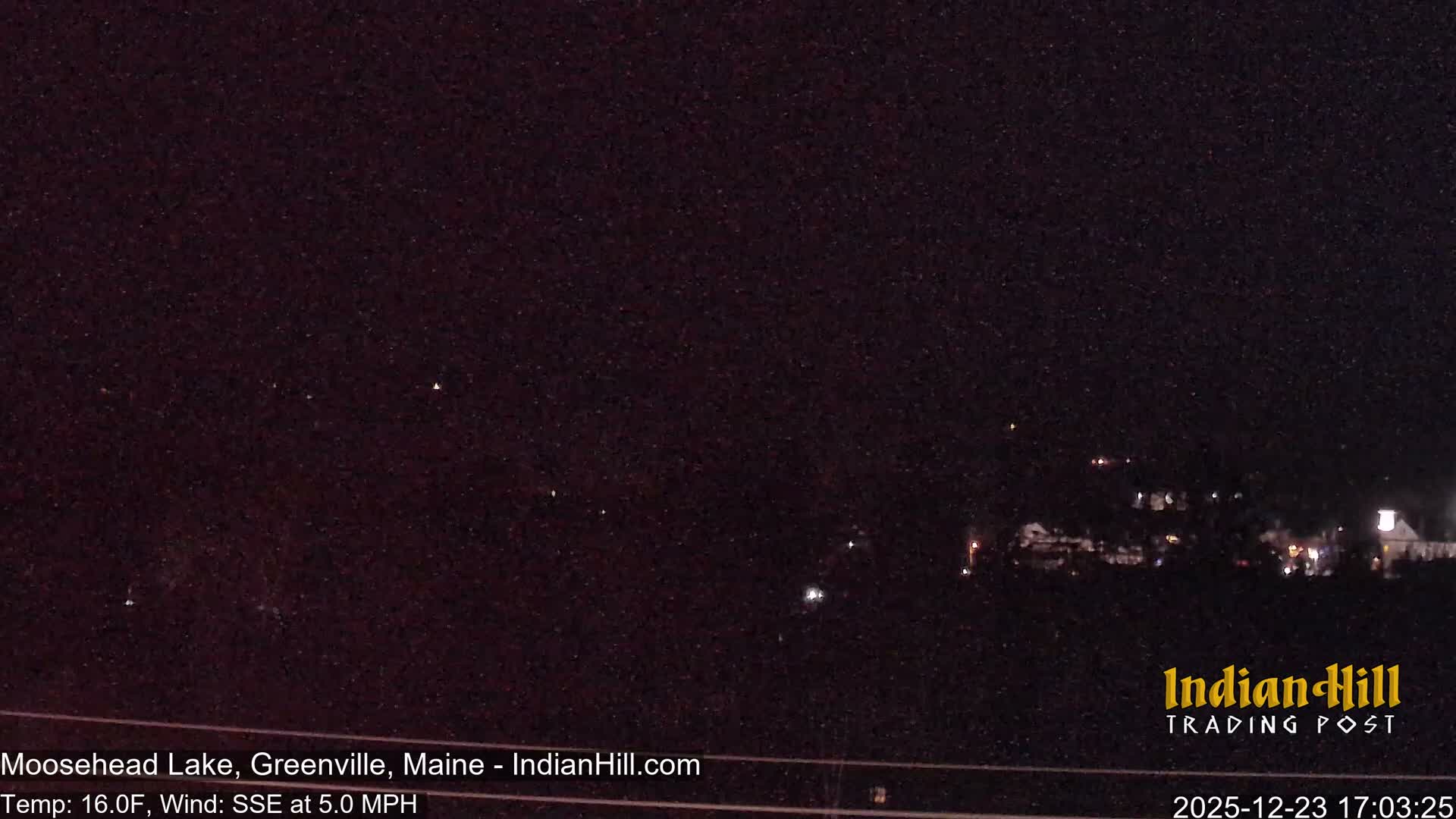 Moosehead Lake Skyline Live Cam - Maine, USA