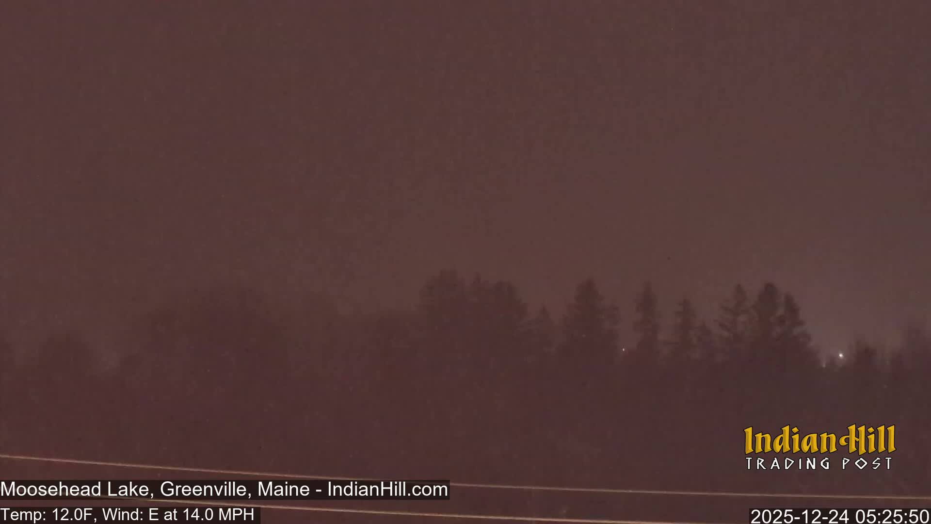 Moosehead Lake Skyline Live Cam - Maine, USA