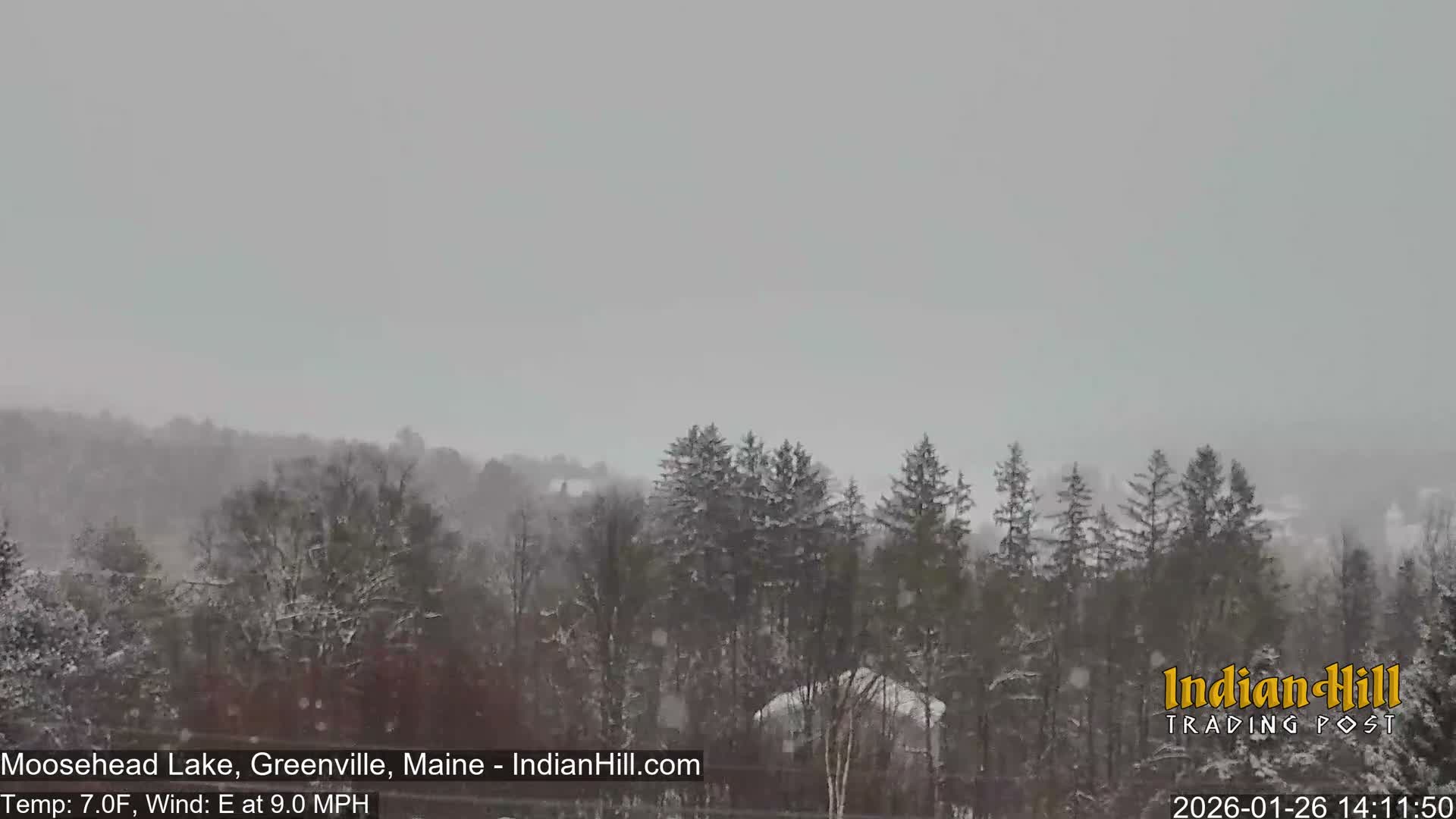 Moosehead Lake Skyline Live Cam - Maine, USA