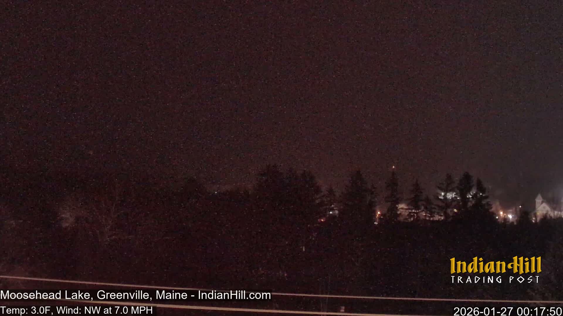 Moosehead Lake Skyline Live Cam - Maine, USA