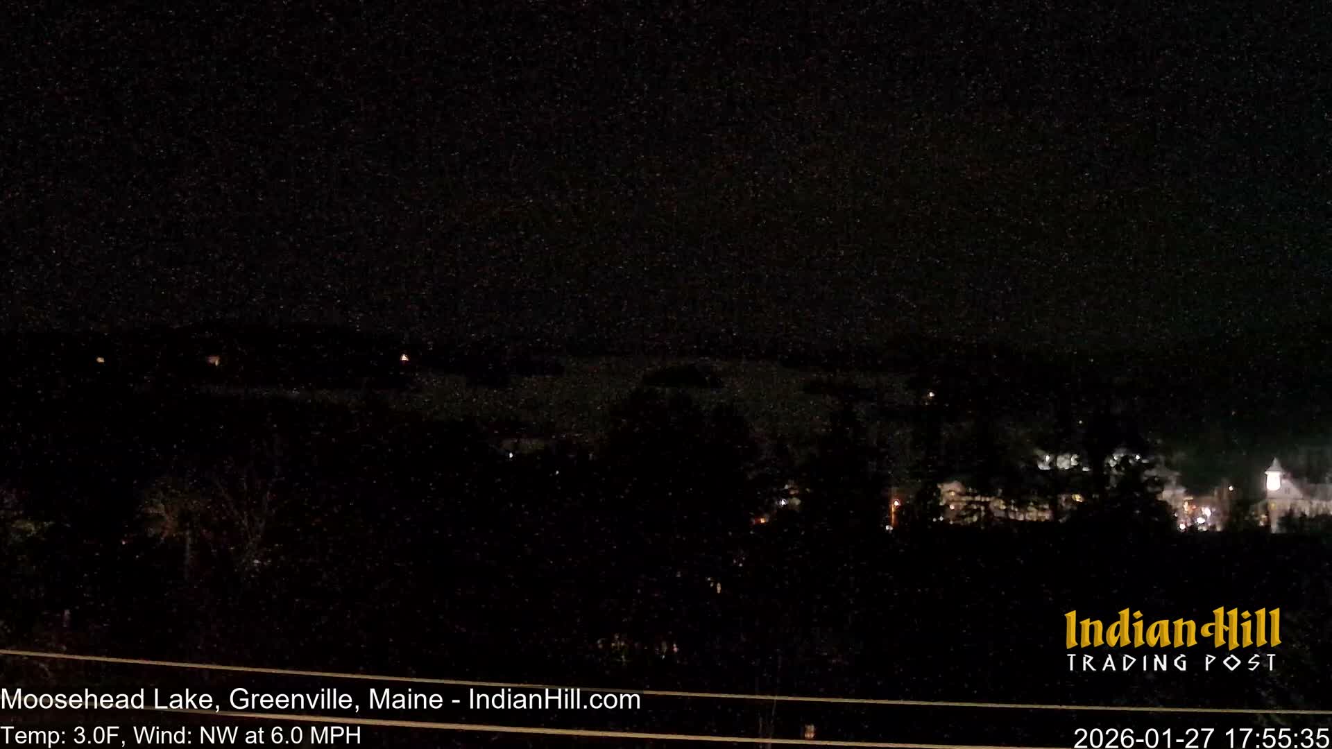 Moosehead Lake Skyline Live Cam - Maine, USA