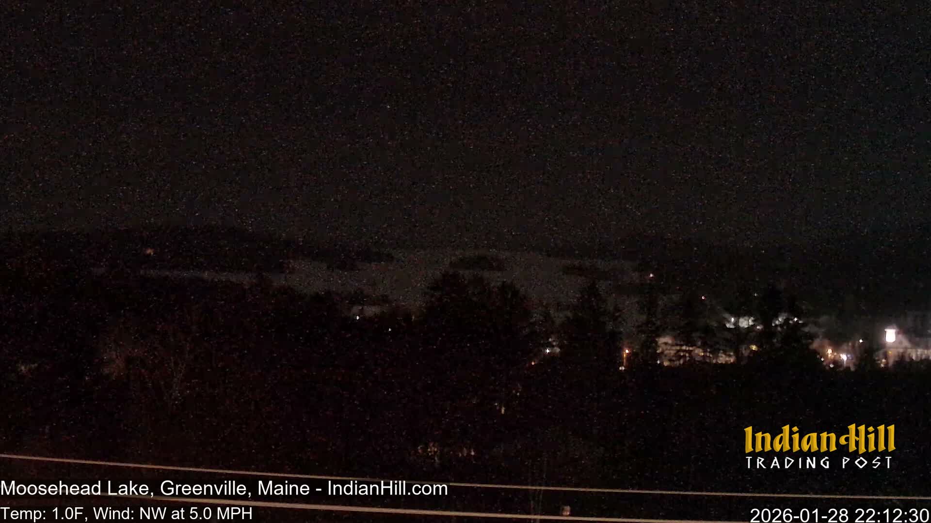 Moosehead Lake Skyline Live Cam - Maine, USA