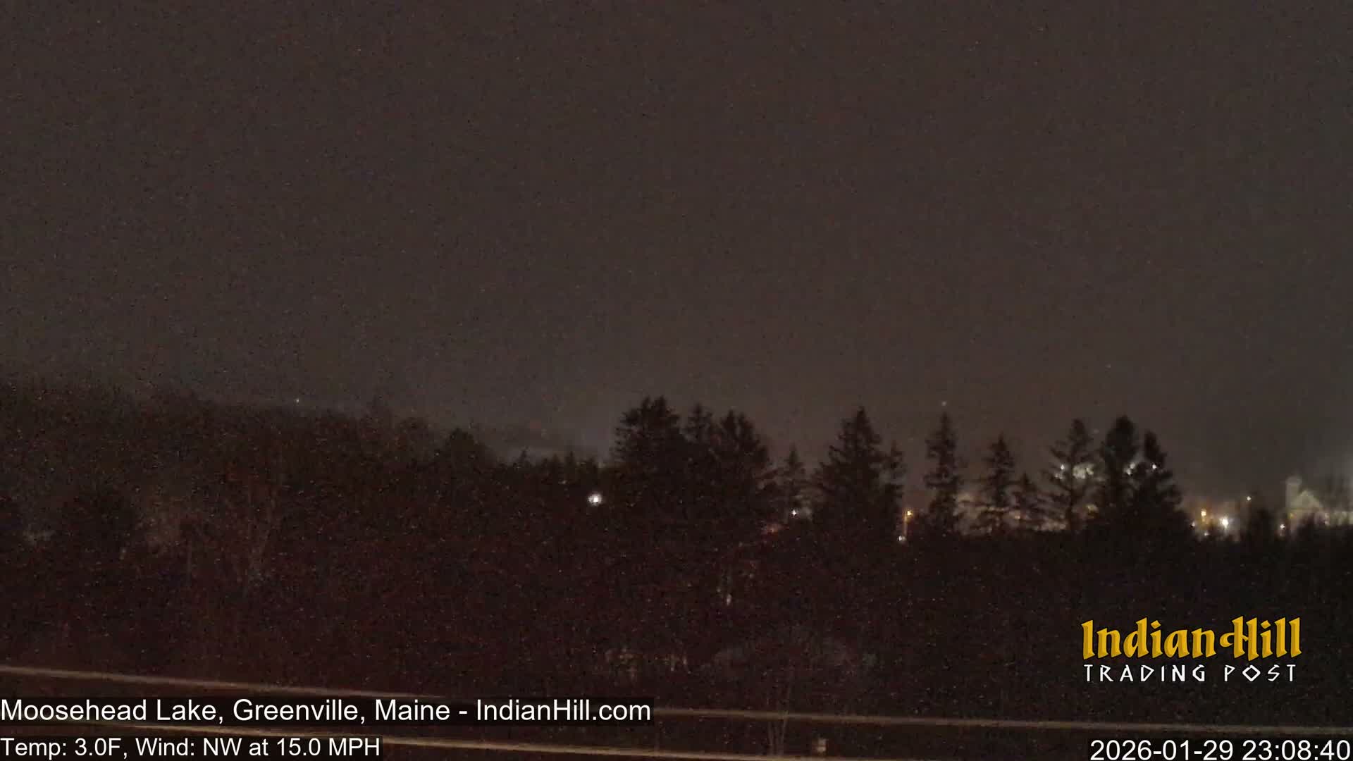 Moosehead Lake Skyline Live Cam - Maine, USA