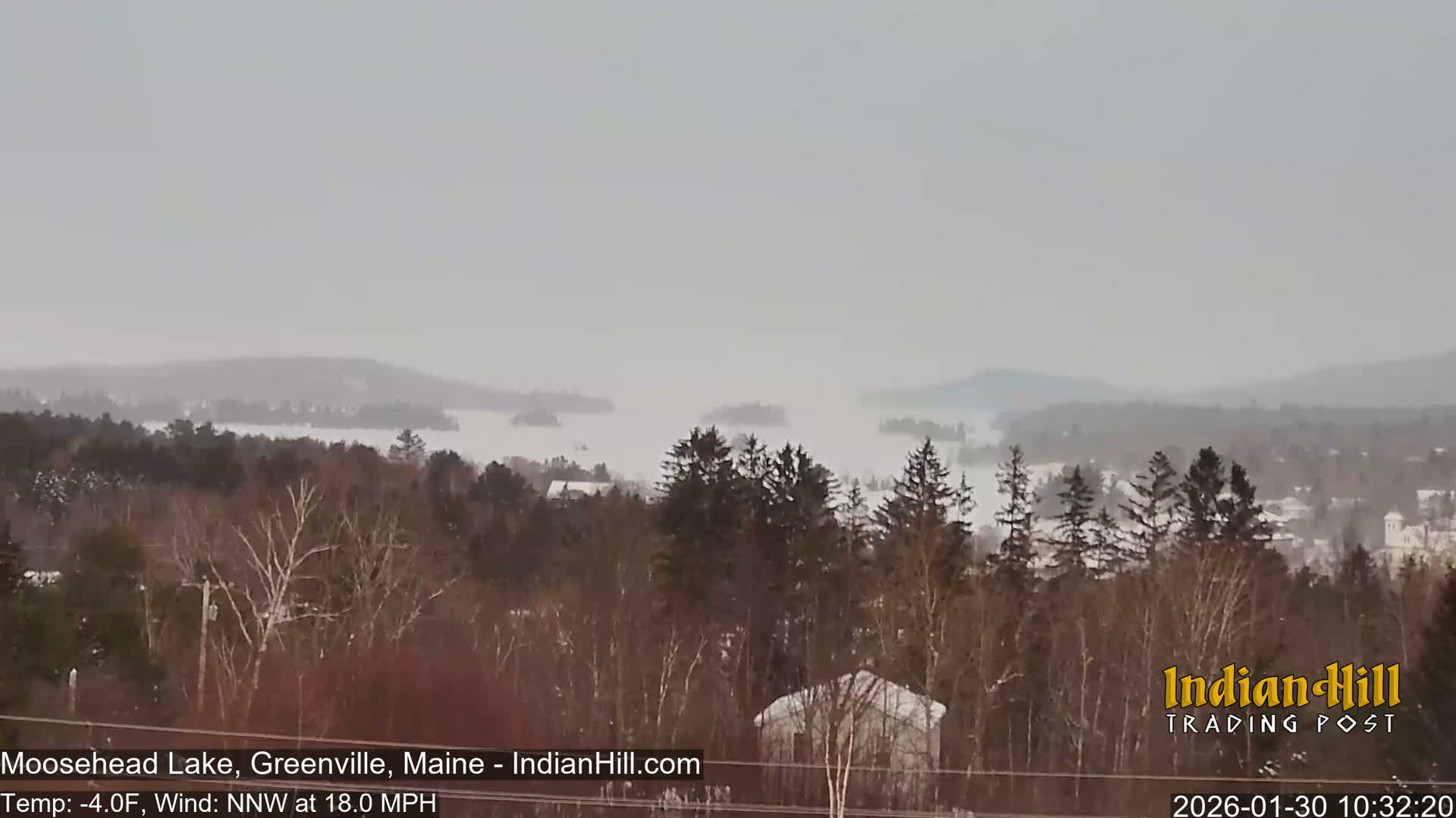 Moosehead Lake Skyline Live Cam - Maine, USA