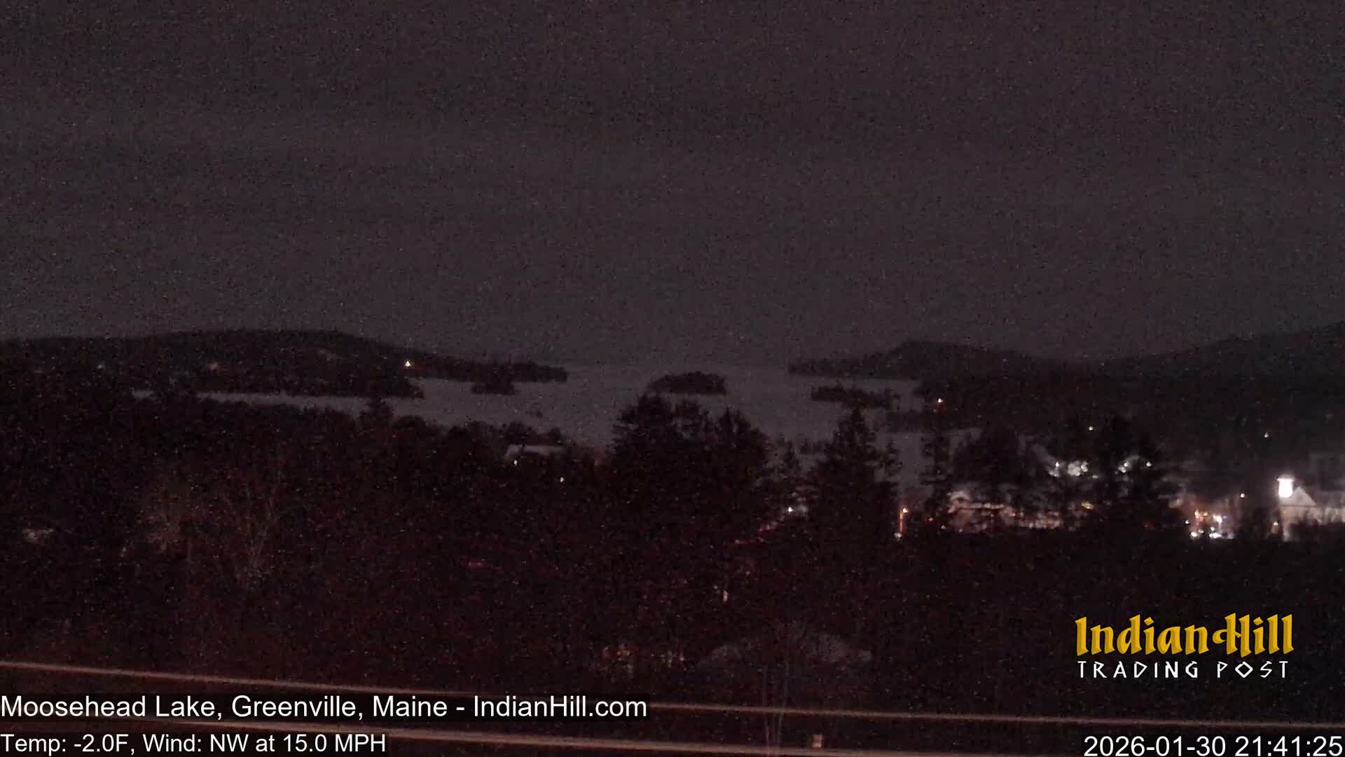 Moosehead Lake Skyline Live Cam - Maine, USA
