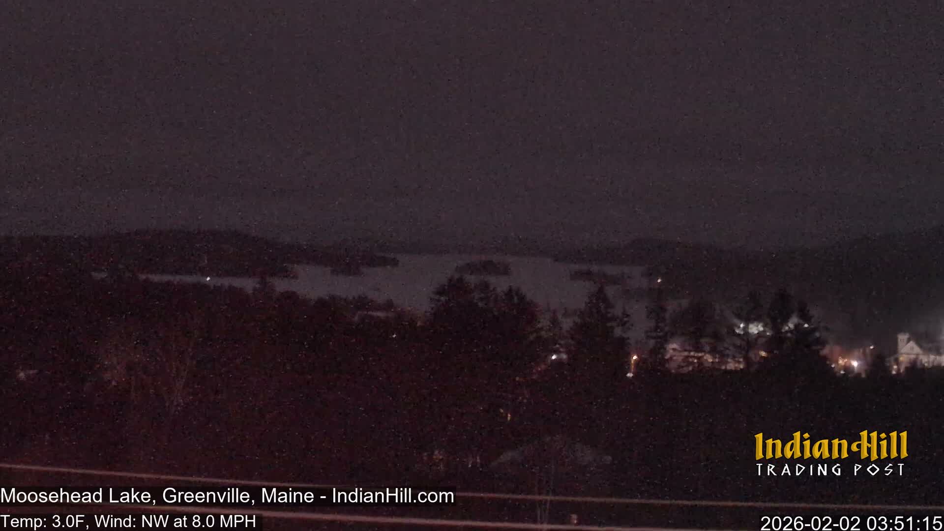 Moosehead Lake Skyline Live Cam - Maine, USA