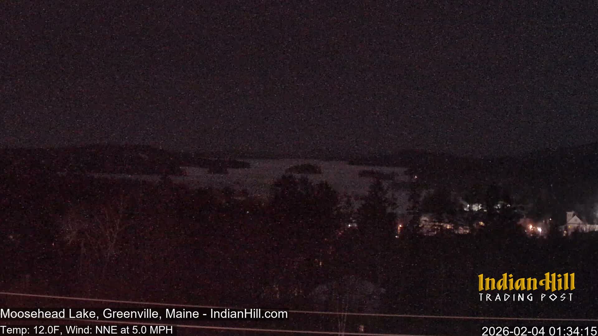 Moosehead Lake Skyline Live Cam - Maine, USA