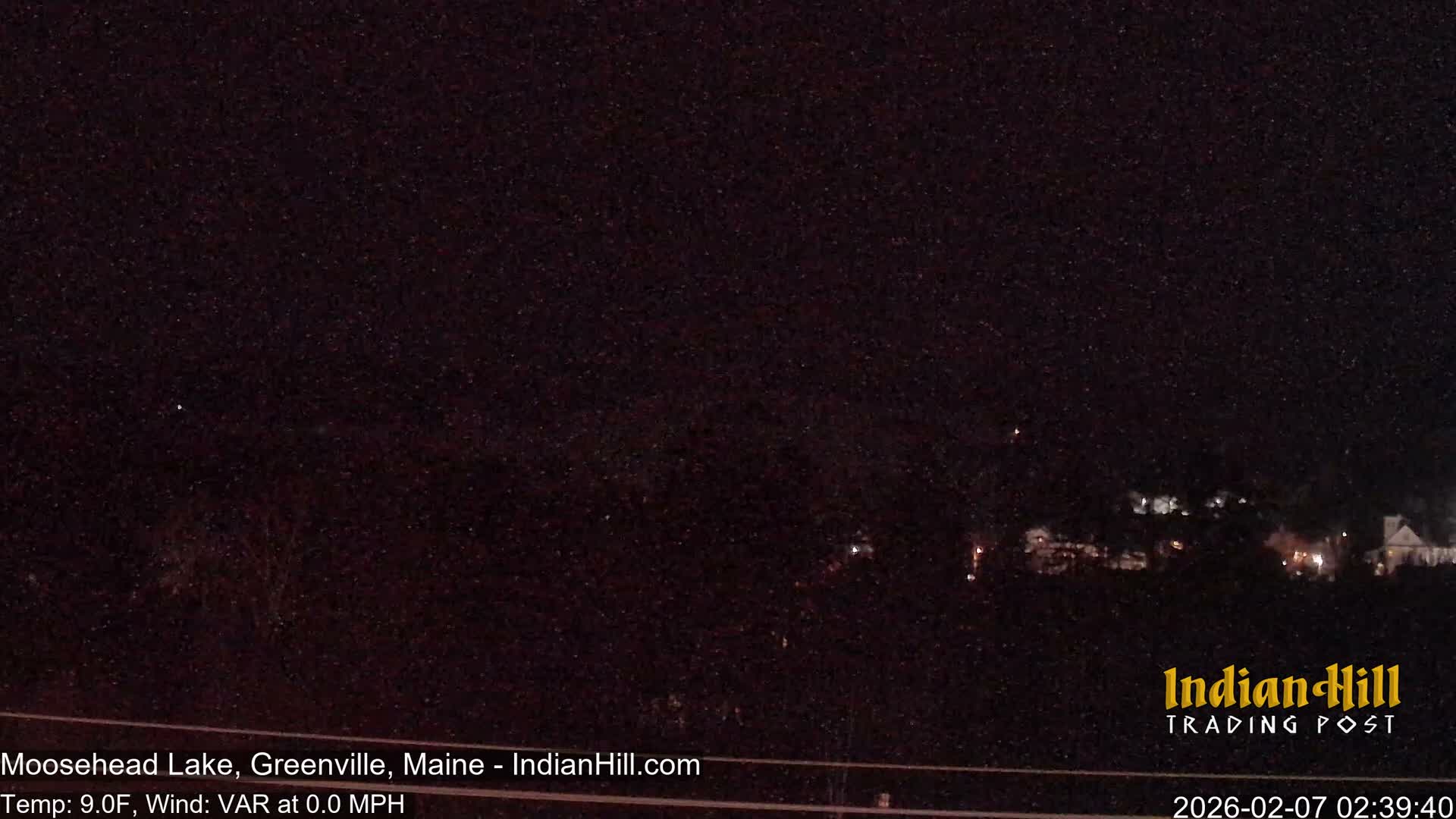 Moosehead Lake Skyline Live Cam - Maine, USA