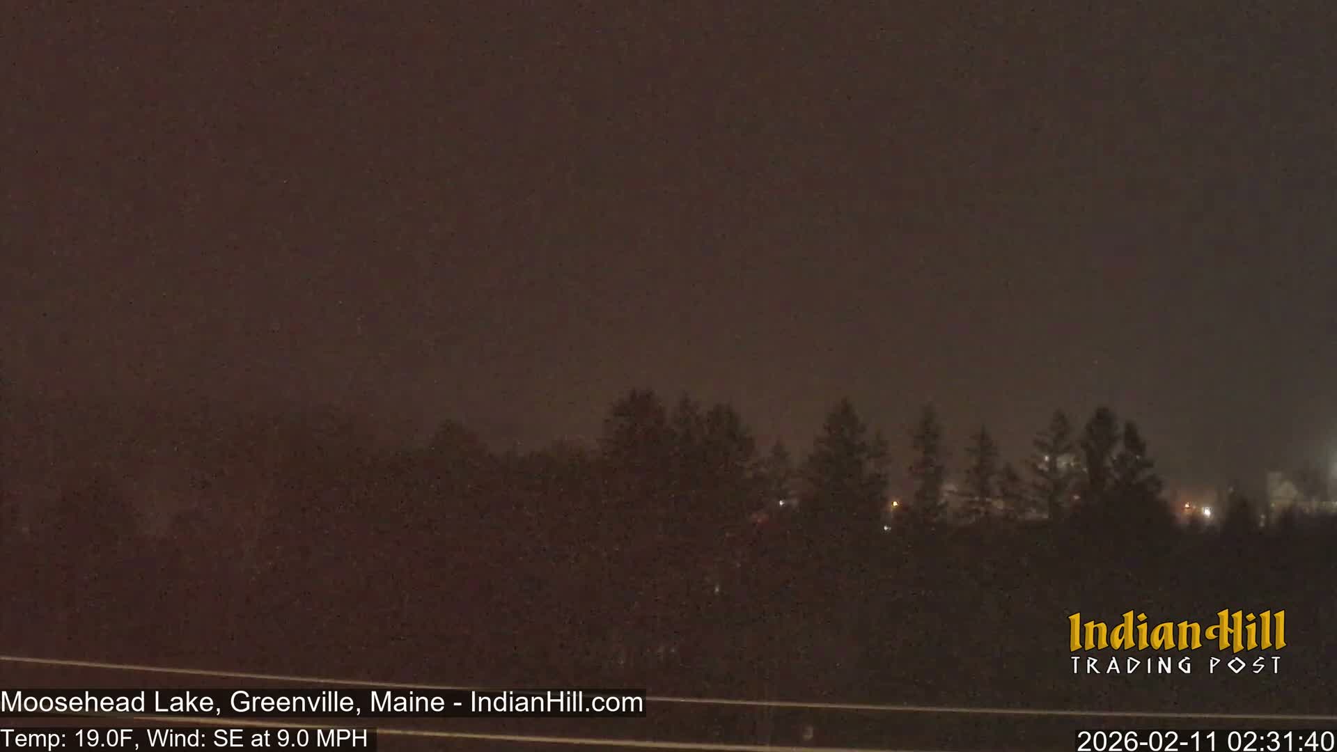 Moosehead Lake Skyline Live Cam - Maine, USA