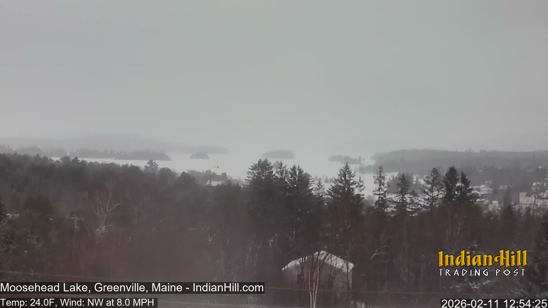 Moosehead Lake Skyline Live Cam - Maine, USA