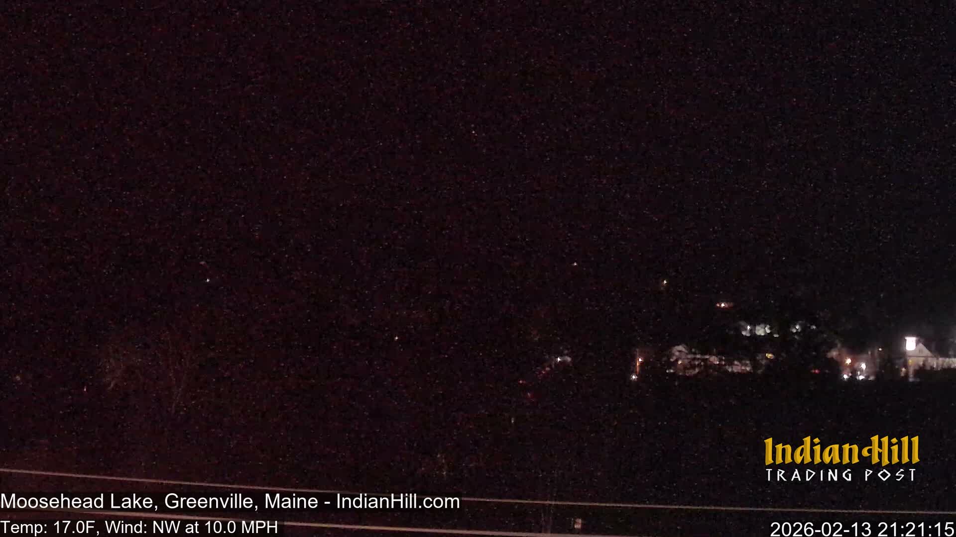 Moosehead Lake Skyline Live Cam - Maine, USA