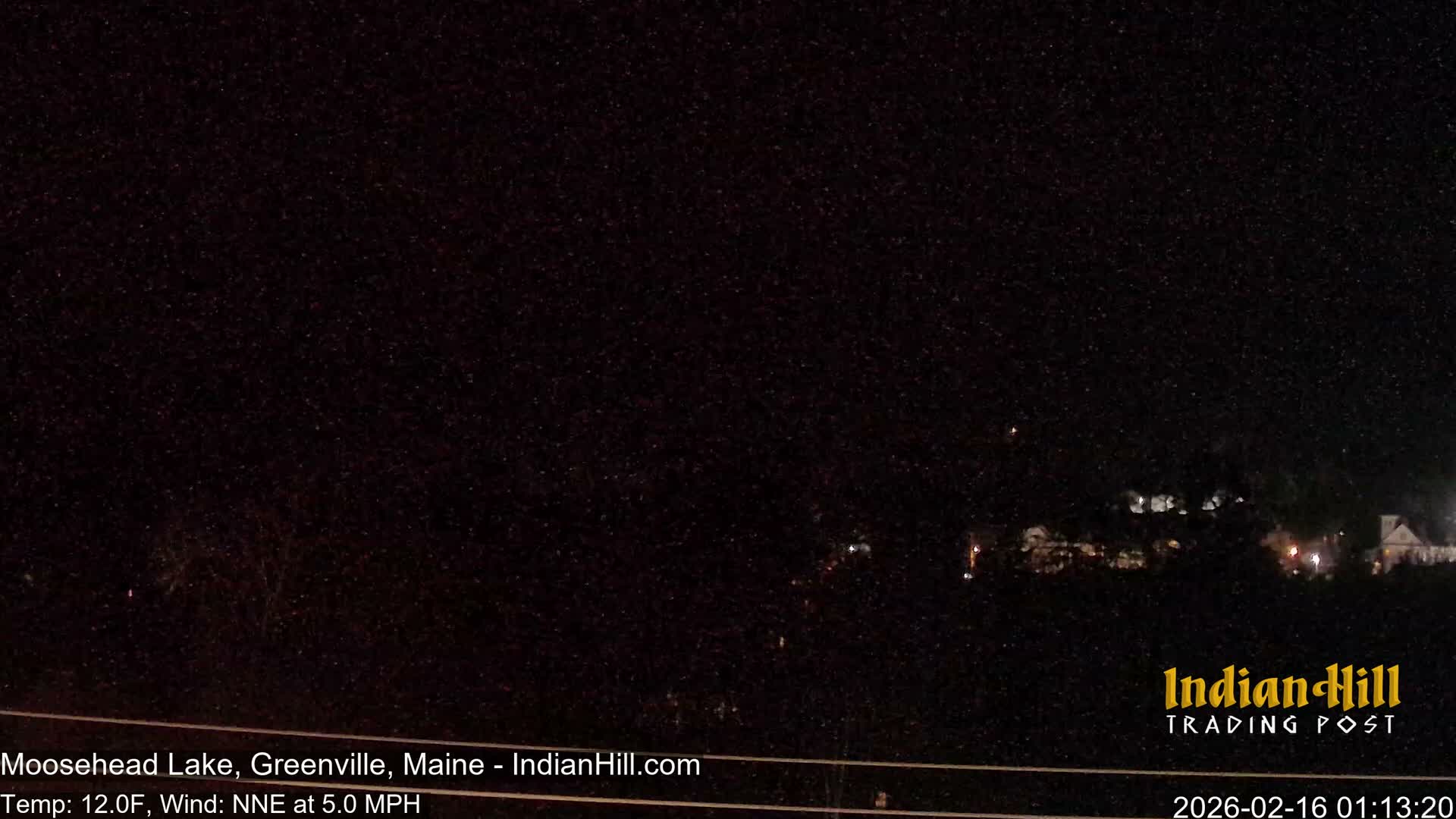 Moosehead Lake Skyline Live Cam - Maine, USA