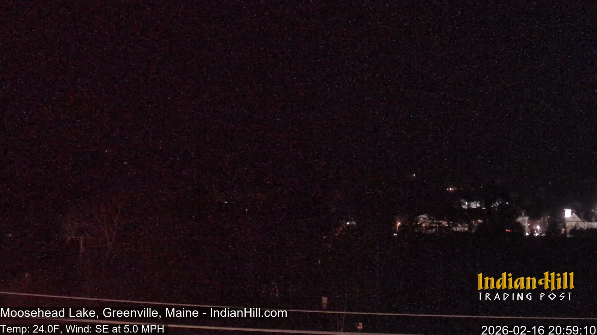 Moosehead Lake Skyline Live Cam - Maine, USA