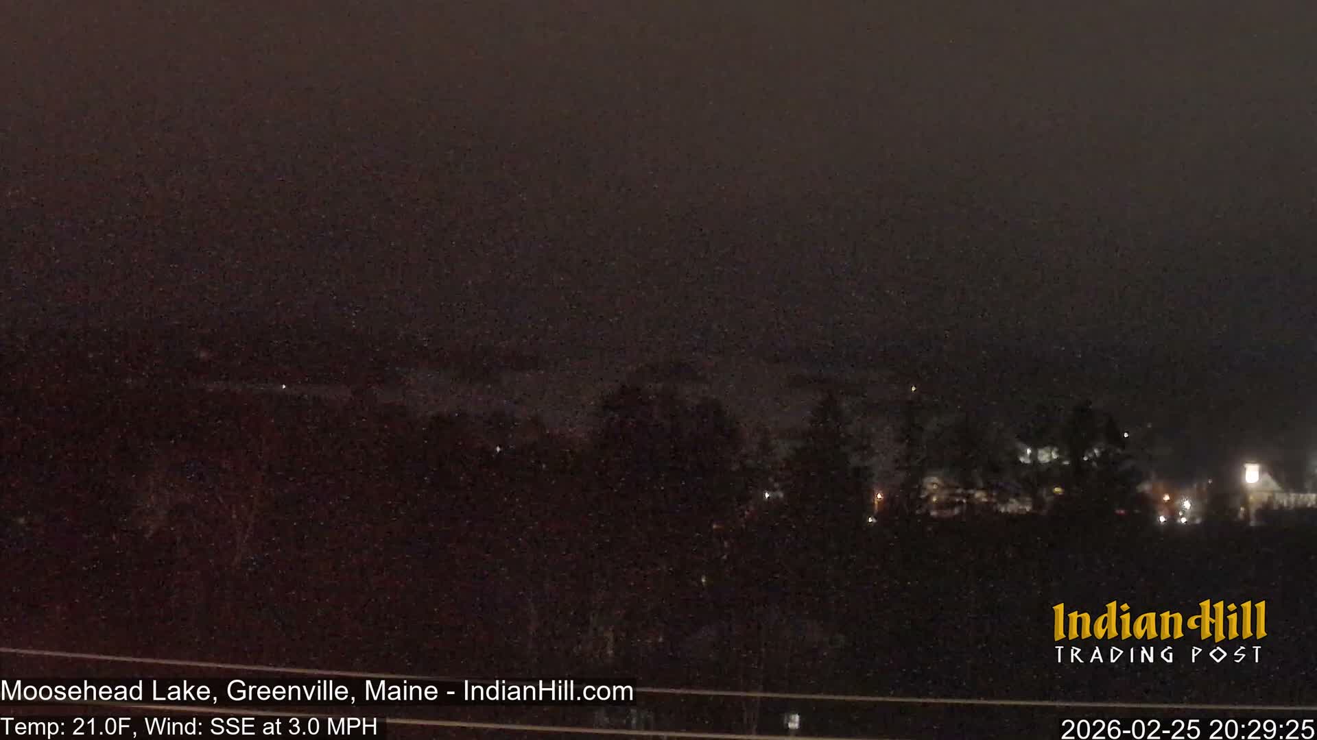 Moosehead Lake Skyline Live Cam - Maine, USA