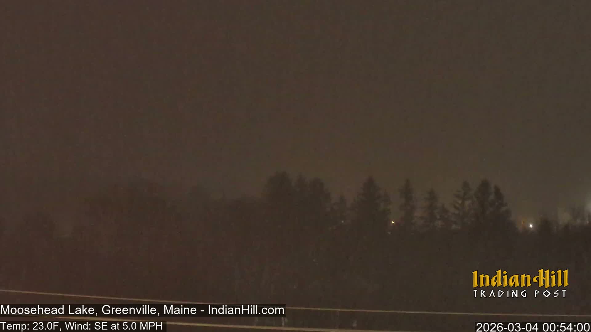 Moosehead Lake Skyline Live Cam - Maine, USA