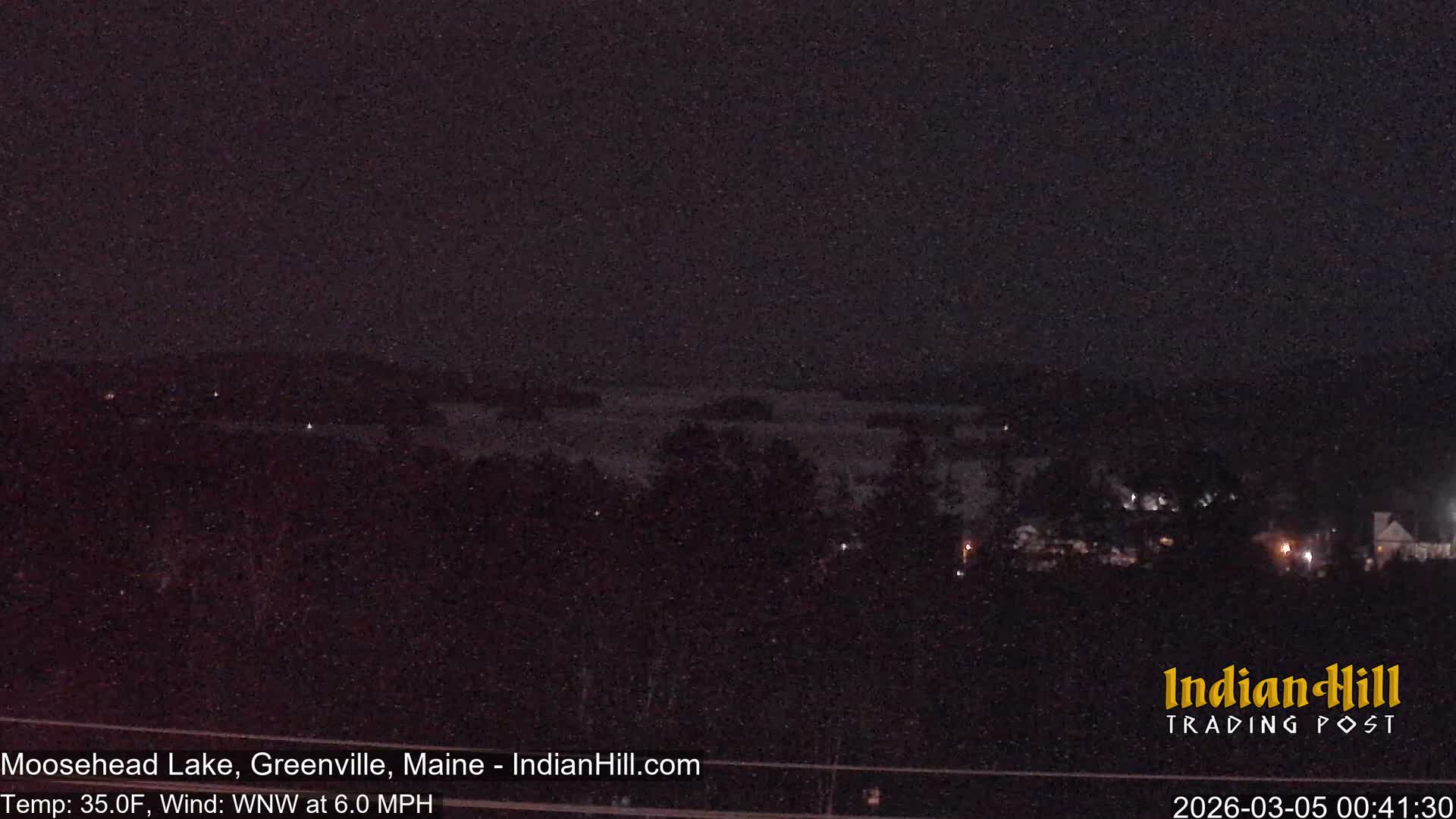 Moosehead Lake Skyline Live Cam - Maine, USA