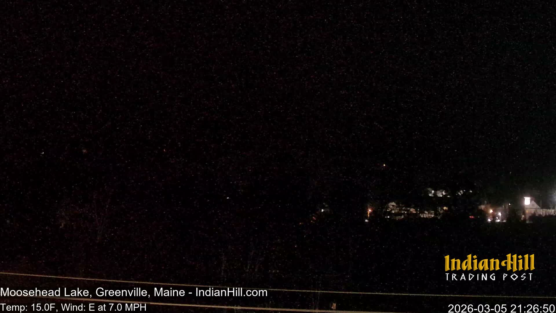 Moosehead Lake Skyline Live Cam - Maine, USA