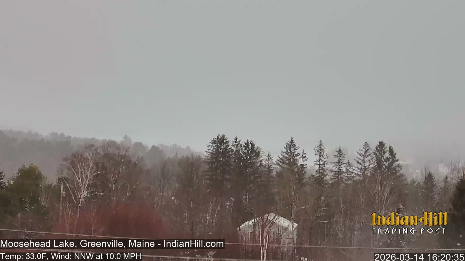 Moosehead Lake Skyline Live Cam - Maine, USA
