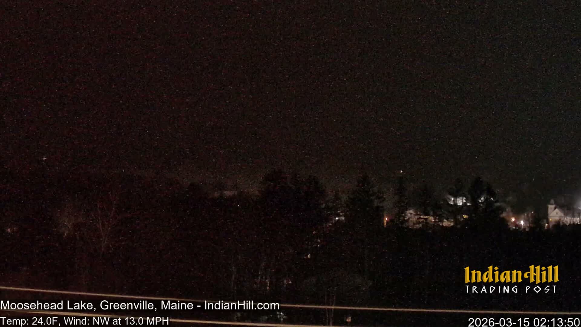 Moosehead Lake Skyline Live Cam - Maine, USA