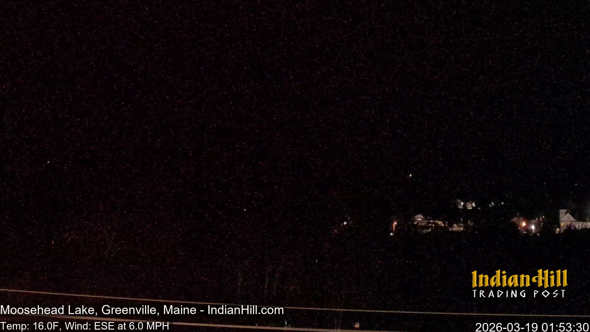 Moosehead Lake Skyline Live Cam - Maine, USA