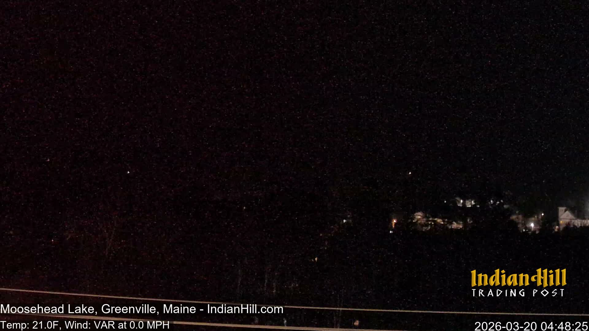 Moosehead Lake Skyline Live Cam - Maine, USA