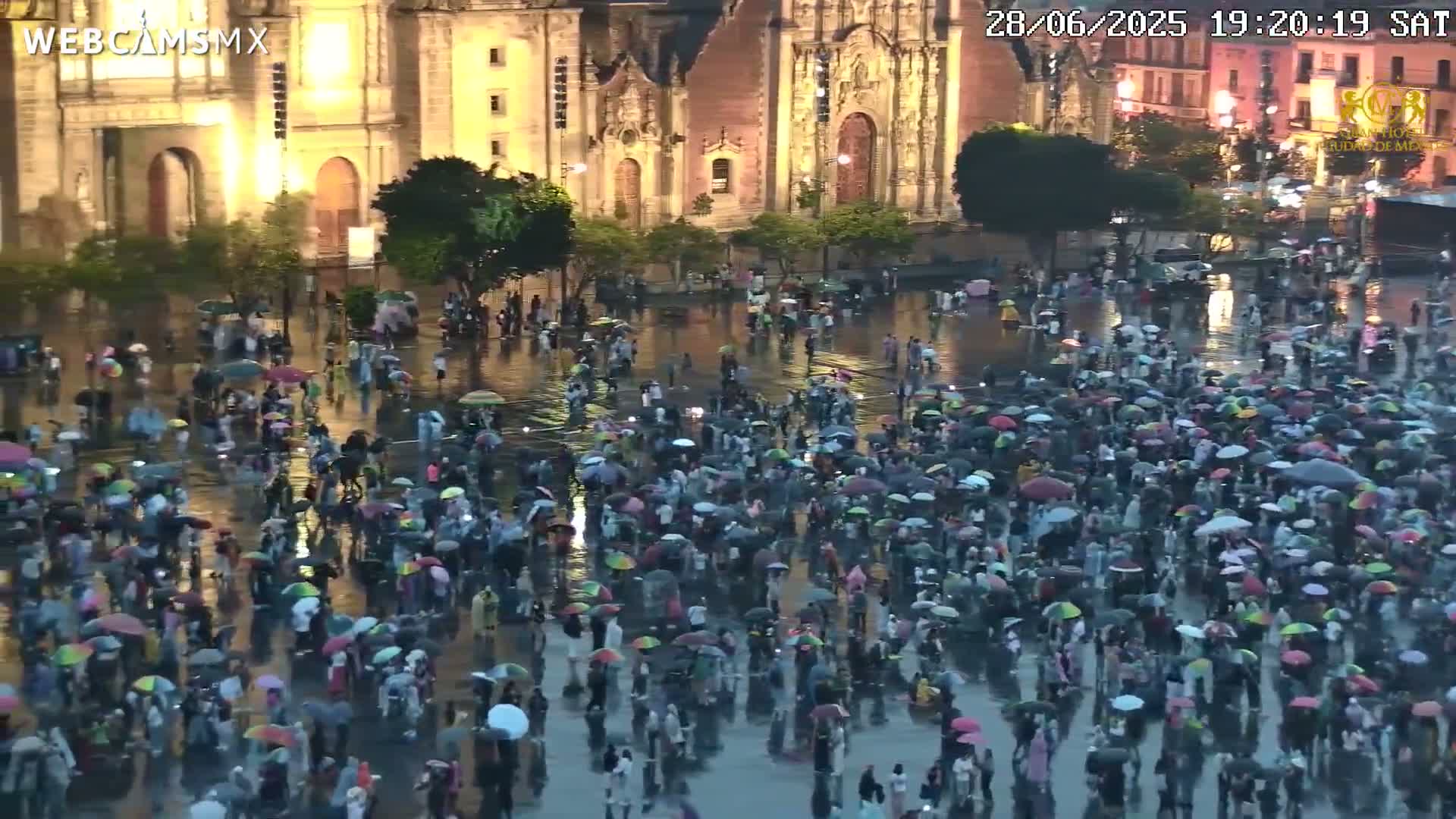 Plaza de la Constitución, Zocalo Square Ciudad de México Live Cam - Centro, Ciudad de Mexico, Mexico