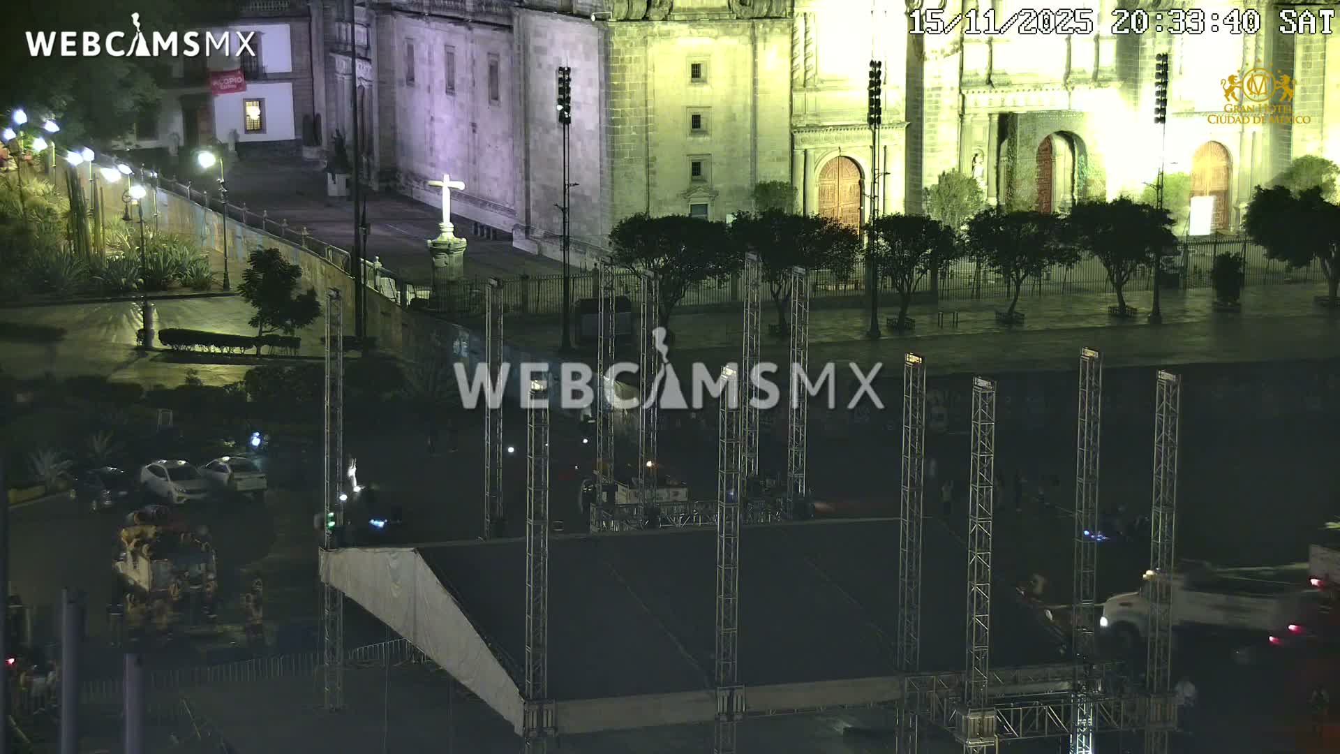 Plaza de la Constitución, Zocalo Square Ciudad de México Live Cam - Centro, Ciudad de Mexico, Mexico