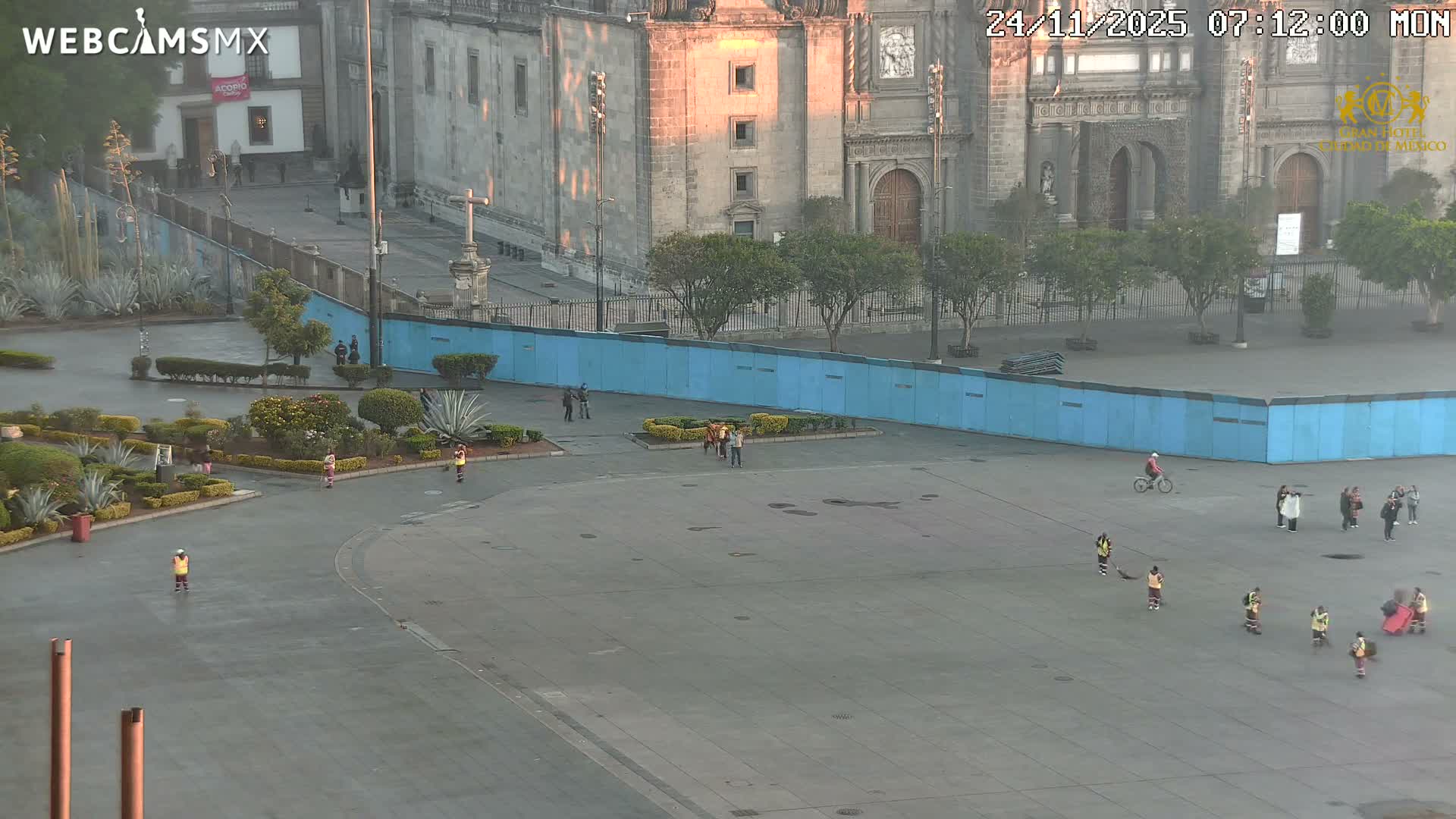 Plaza de la Constitución, Zocalo Square Ciudad de México Live Cam - Centro, Ciudad de Mexico, Mexico
