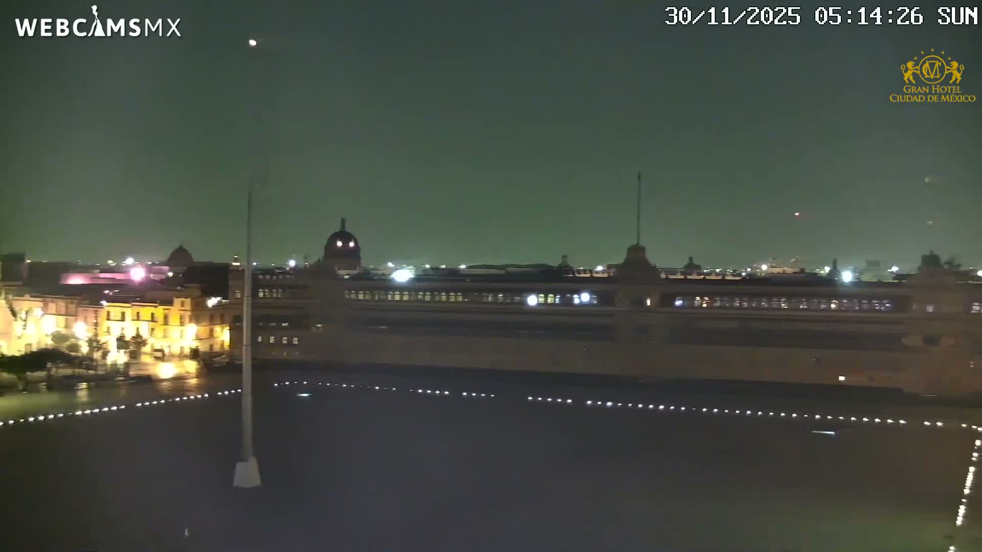 Plaza de la Constitución, Zocalo Square Ciudad de México Live Cam - Centro, Ciudad de Mexico, Mexico