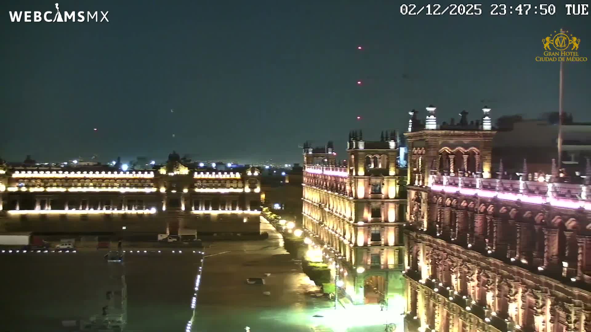 Plaza de la Constitución, Zocalo Square Ciudad de México Live Cam - Centro, Ciudad de Mexico, Mexico