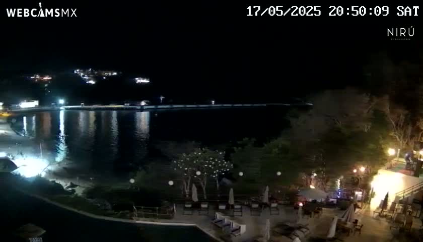La Crucecita, Bahia Santa Cruz Huatulco Beach Live Cam - Santa Maria Huatulco, Oaxaca, Mexico