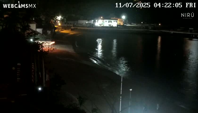 La Crucecita, Bahia Santa Cruz Huatulco Beach Live Cam - Santa Maria Huatulco, Oaxaca, Mexico