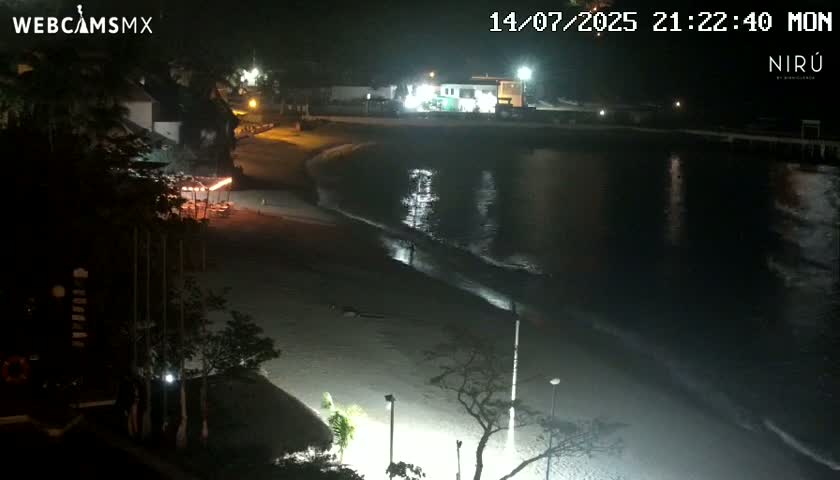 La Crucecita, Bahia Santa Cruz Huatulco Beach Live Cam - Santa Maria Huatulco, Oaxaca, Mexico