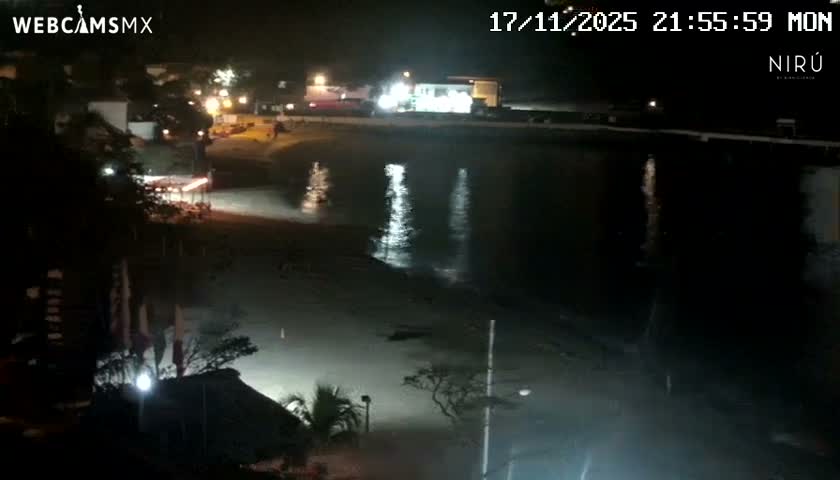 La Crucecita, Bahia Santa Cruz Huatulco Beach Live Cam - Santa Maria Huatulco, Oaxaca, Mexico
