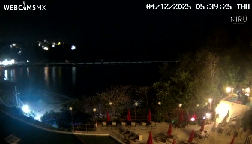 La Crucecita, Bahia Santa Cruz Huatulco Beach Live Cam - Santa Maria Huatulco, Oaxaca, Mexico